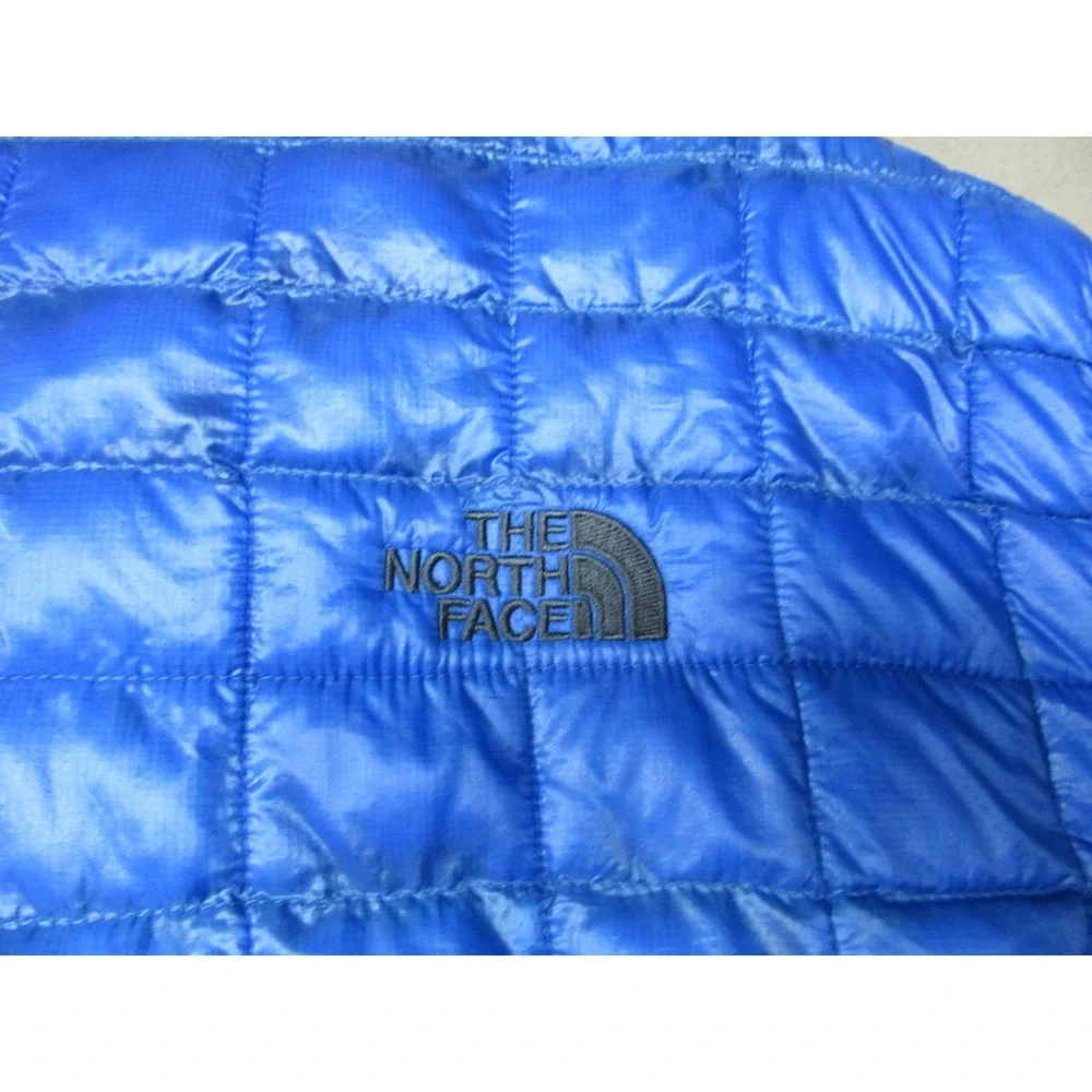The North Face ThermoBall Vest Mens XL Blue Quilted Puffer Royal Blue Outdoor